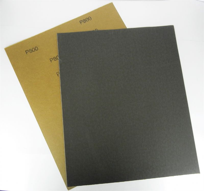 fogli carta abrasiva lateflex secco / umido mm. 230 x 280 p 800 corindone / carburo di silicio<br />#fogliocartaabrasiva