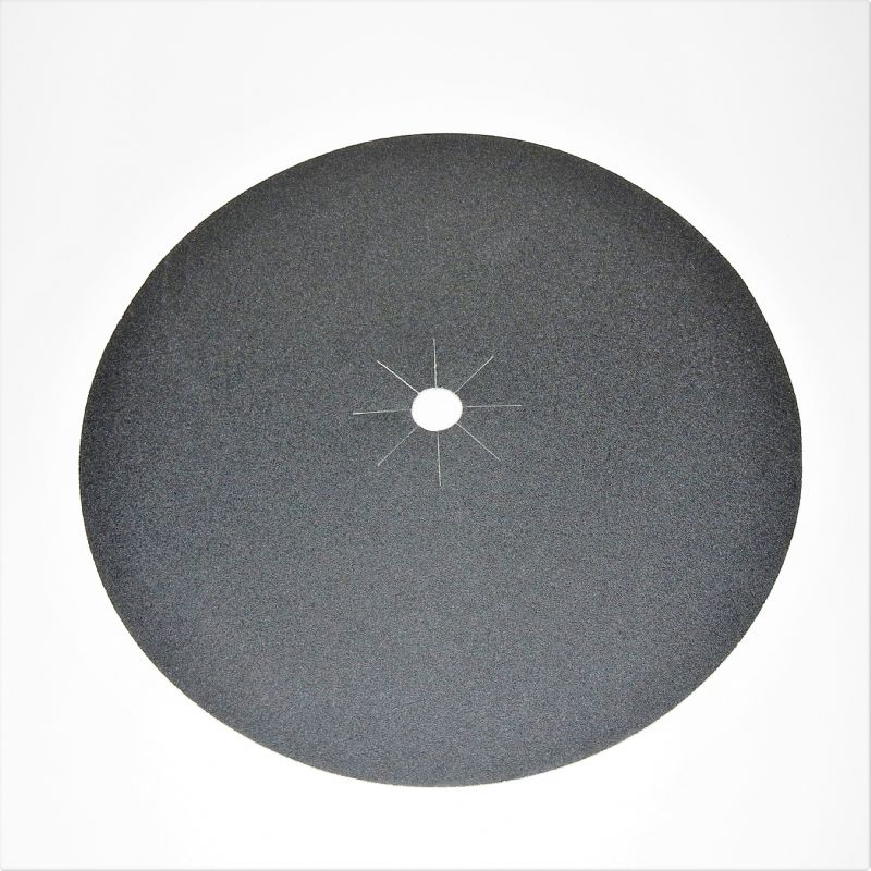 dischi abrasivi doppi al carburo di silicio in carta robusta d. mm. 425 p 80 foro 30 + 8 tagli