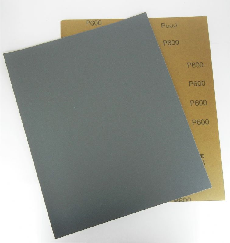 fogli carta abrasiva lateflex secco / umido mm. 230 x 280 p 600 corindone / carburo di silicio<br />#fogliocartaabrasiva
