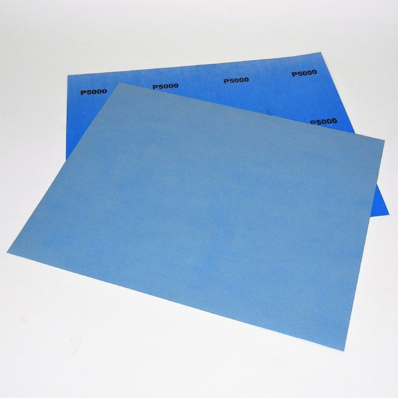 fogli carta abrasiva lateflex secco / umido mm. 230 x 280 p 5000 corindone / carburo di silicio<br />#fogliocartaabrasiva