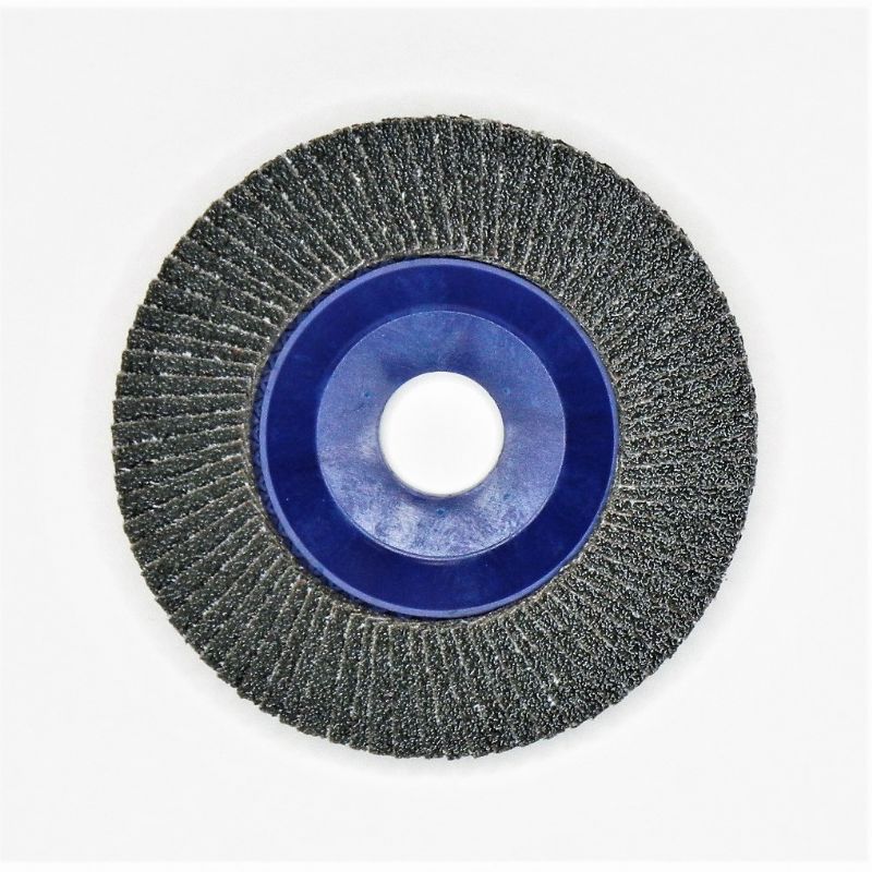 dischi lamellari tela abrasiva zirconio supporto in nylon d. mm. 115 x f. 22 p 60 z. - norton r 822 -