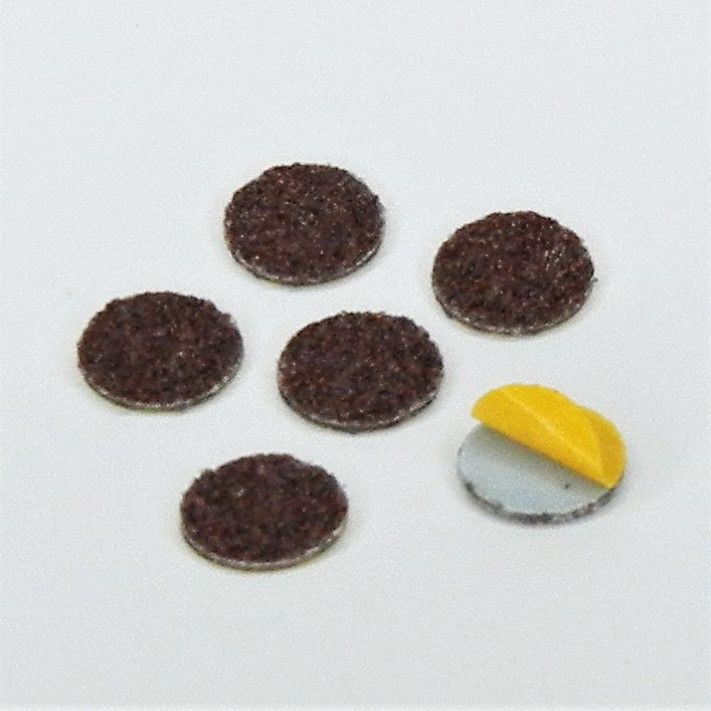 dischi abrasivi in tela corindone adesiva psa autoadesivi microdischi d. 10 mm. p 60 a