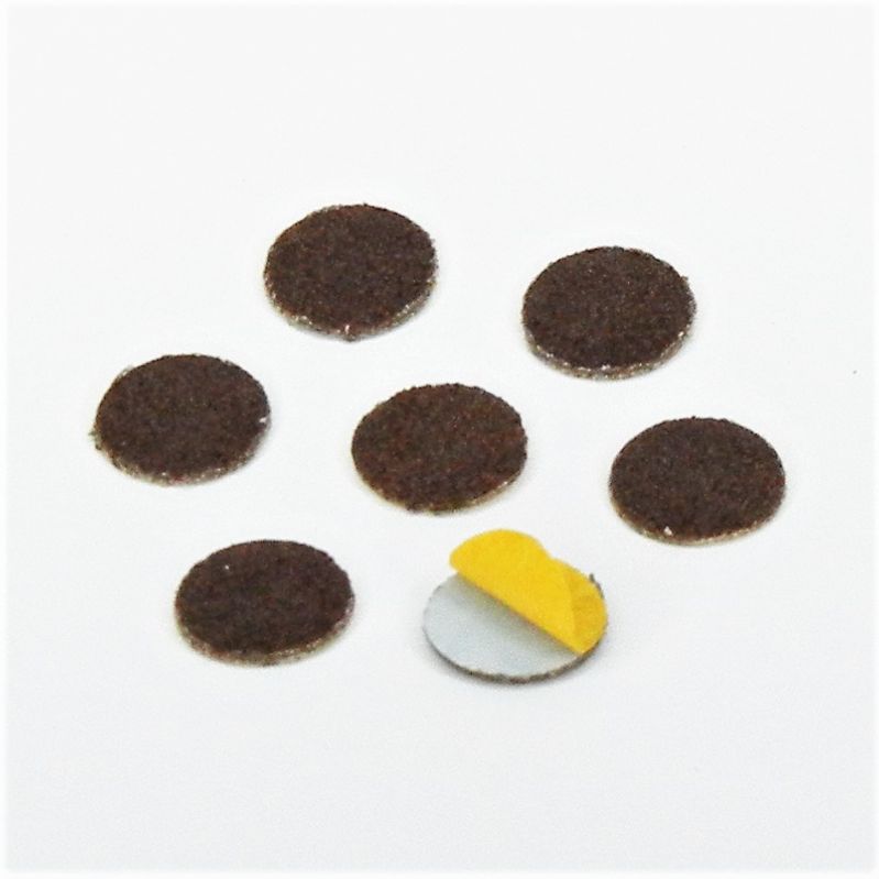 dischi abrasivi in tela corindone adesiva psa autoadesivi microdischi d. 12 mm. p 120 a