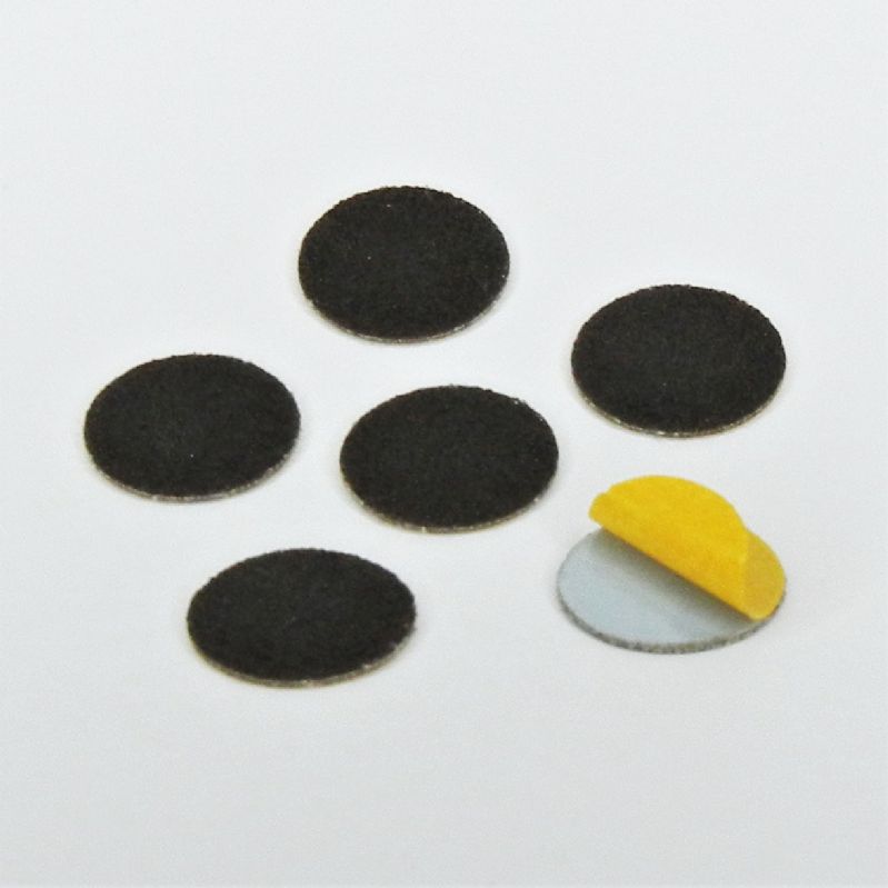 dischi abrasivi in tela corindone adesiva psa autoadesivi microdischi d. 20 mm. p 180 a