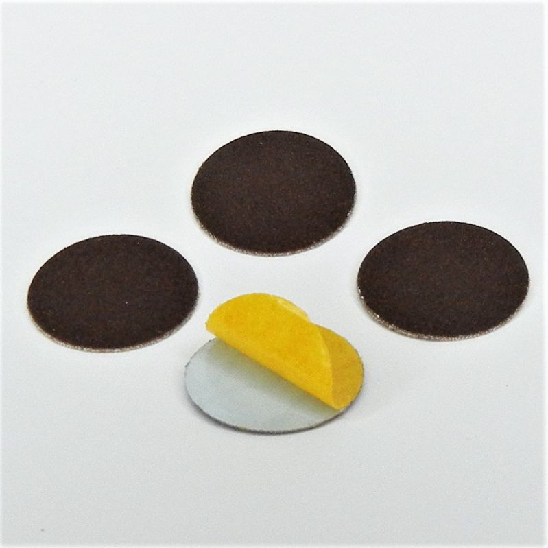 dischi abrasivi in tela corindone adesiva psa autoadesivi microdischi d. 30 mm. p 240 a