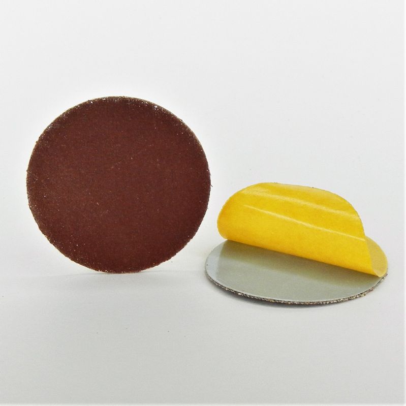 dischi abrasivi in tela corindone adesiva psa autoadesivi microdischi d. 40 mm. p 320 a