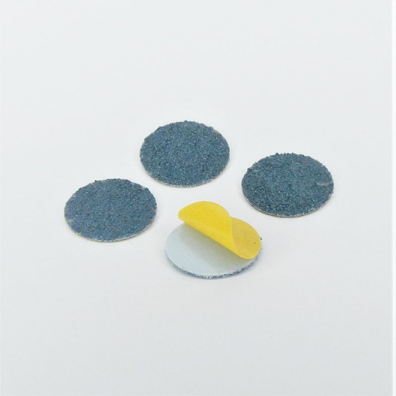 dischi abrasivi in tela zirconio adesiva psa autoadesivi microdischi d. 25 mm. p 36 z
