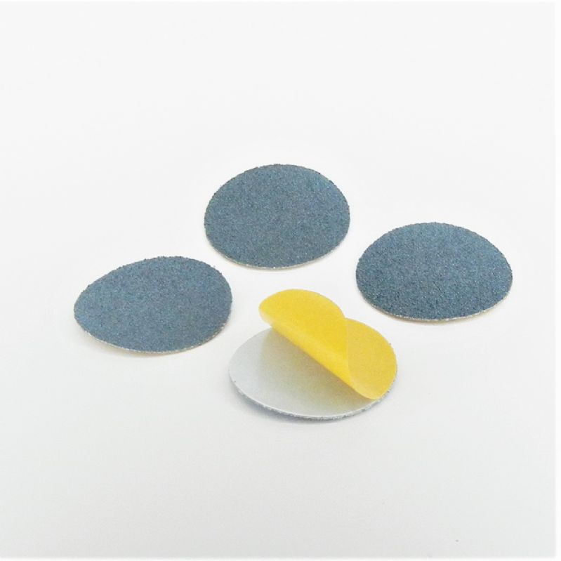 dischi abrasivi in tela zirconio adesiva psa autoadesivi microdischi d. 45 mm. p 80 z