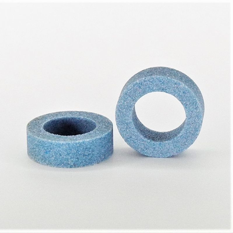 mola ceramica abrasiva a disco corindone colore azzurro d. mm. 22 x 7,5 x foro 13,5 - 9AB100/N/4V