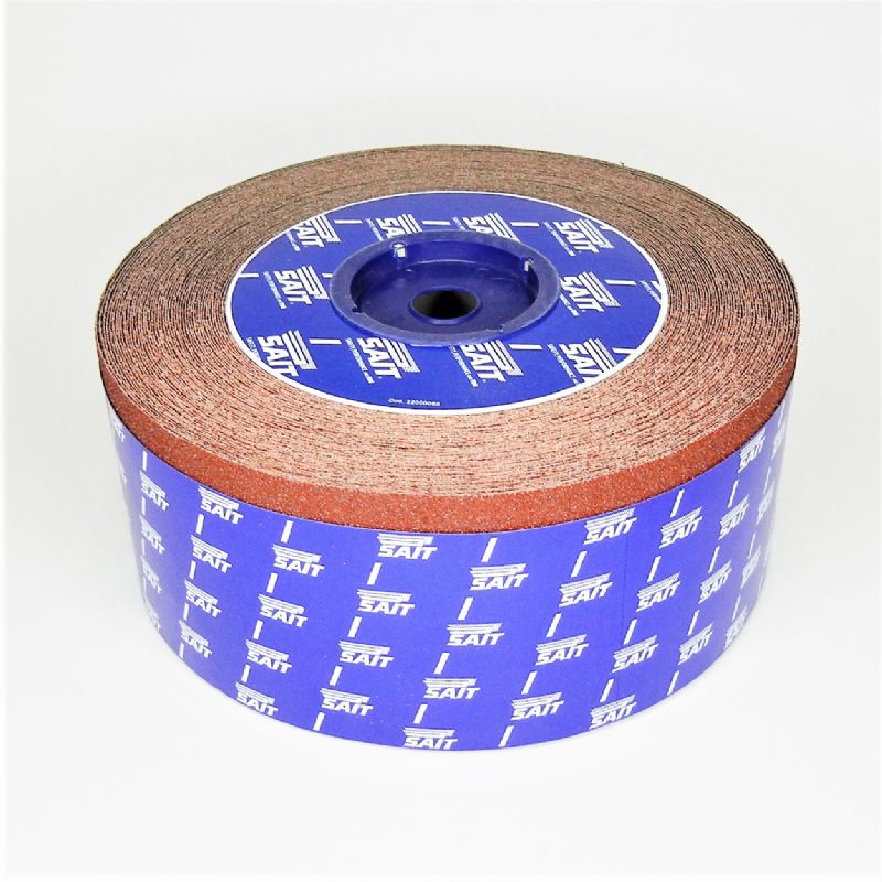 rotolo carta abrasiva super flex tipo aw corindone d. mm. 115 x 50.000 p 40 a<br />#rotolocartaabrasiva