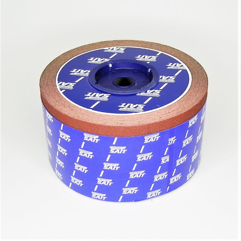rotolo carta abrasiva super flex tipo aw corindone d. mm. 115 x 50.000 p 80 a<br />#rotolocartaabrasiva