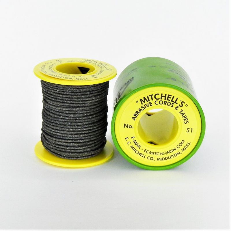 rocchetto filo abrasivo corindone carburo di silicio mitchell bobina n. 51 mt. 15,24 VeriReci Ø mm. +/- 1,6 grana 120
