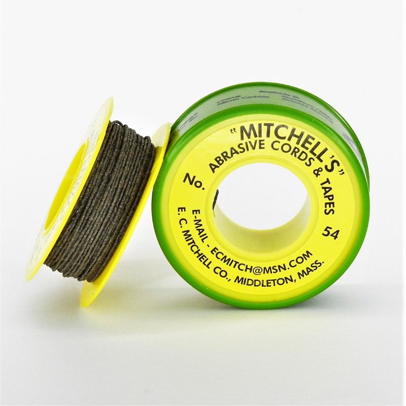 rocchetto filo abrasivo corindone carburo di silicio mitchell bobina n. 54 mt. 15,24 VeriReci Ø mm. +/- 1,00 grana 200