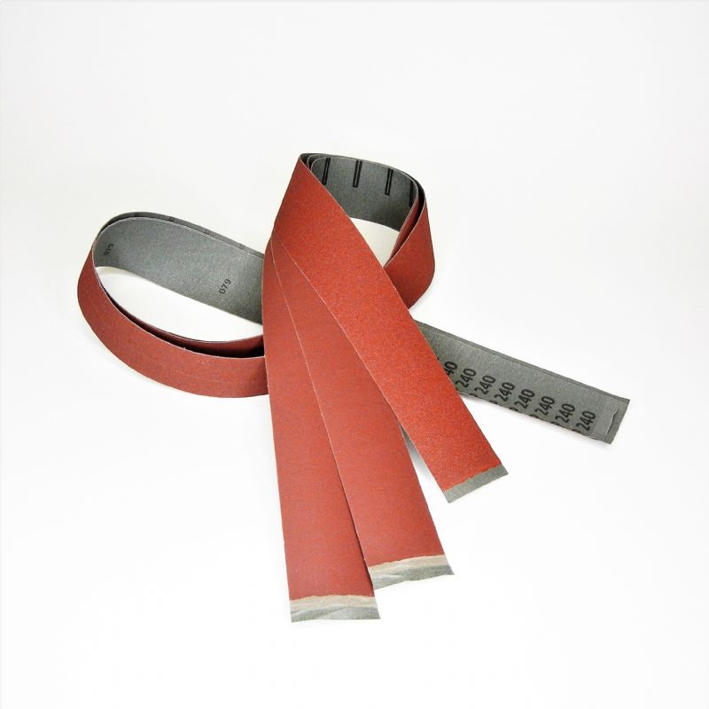 strisce tela abrasiva 3M331-332-D tranciate a cm. 3.2