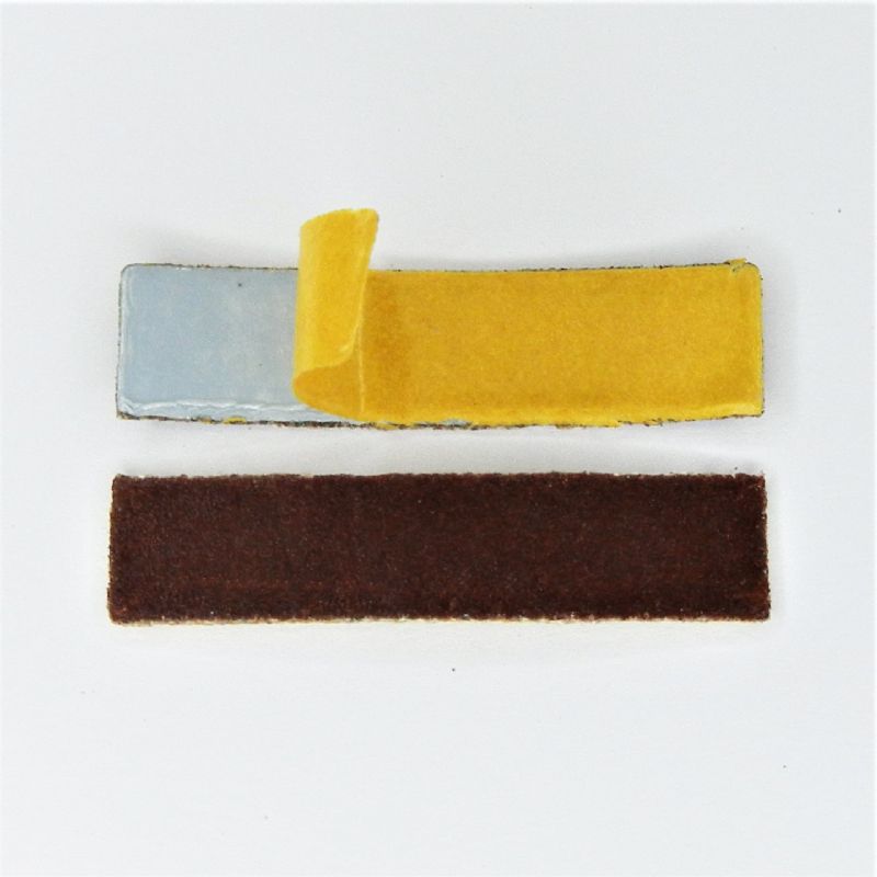 strisce abrasive in tela corindone adesive psa autoadesive mm. 12 x 50 p 240 a