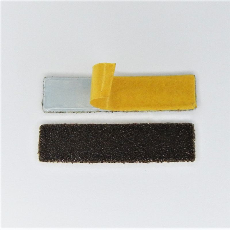 strisce abrasive in tela corindone adesive psa autoadesive mm. 12 x 50 p 80 a
