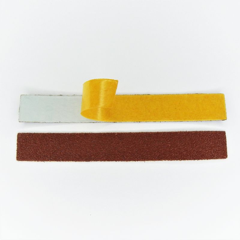 strisce abrasive in tela corindone adesive psa autoadesive mm. 20 x 150 p 60 a
