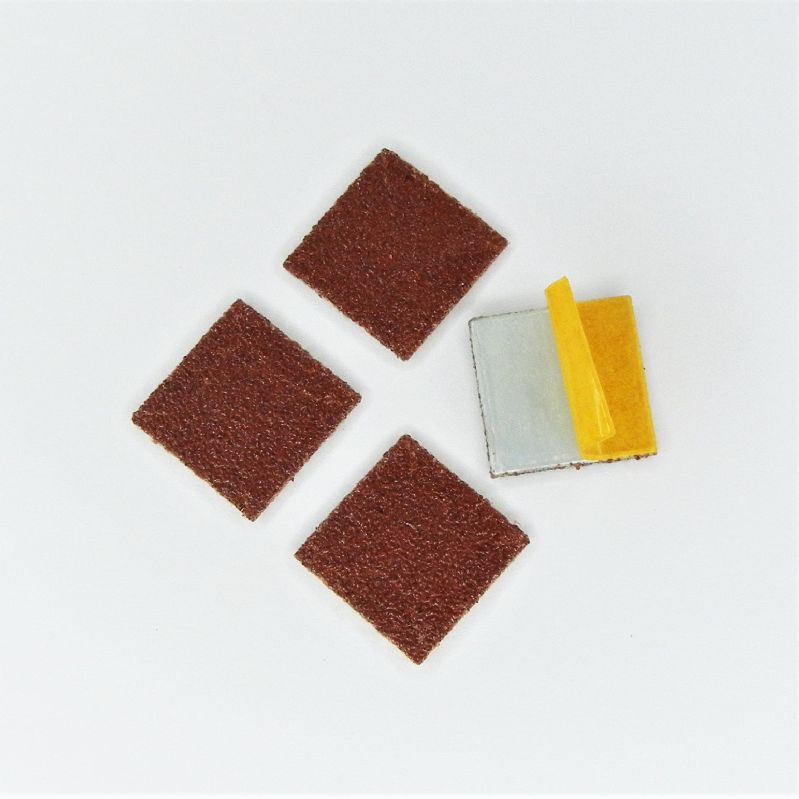strisce abrasive in tela corindone adesive psa autoadesive mm. 20 x 20 p 60 a