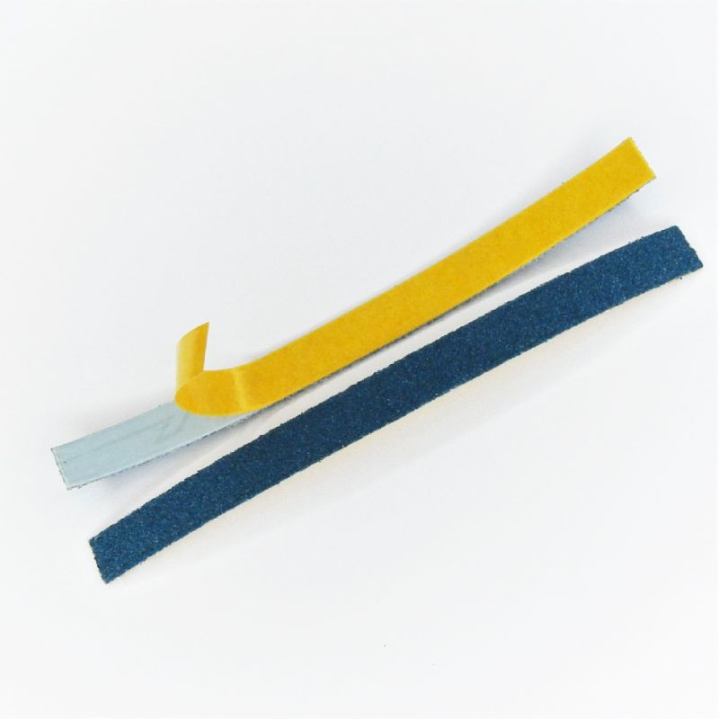 strisce abrasive in tela zirconio adesive psa autoadesive mm. 12 x 150 p 80 z