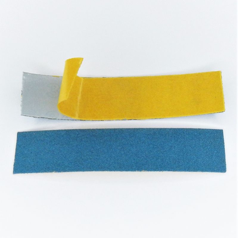 strisce abrasive in tela zirconio adesive psa autoadesive mm. 30 x 125 p 150 z