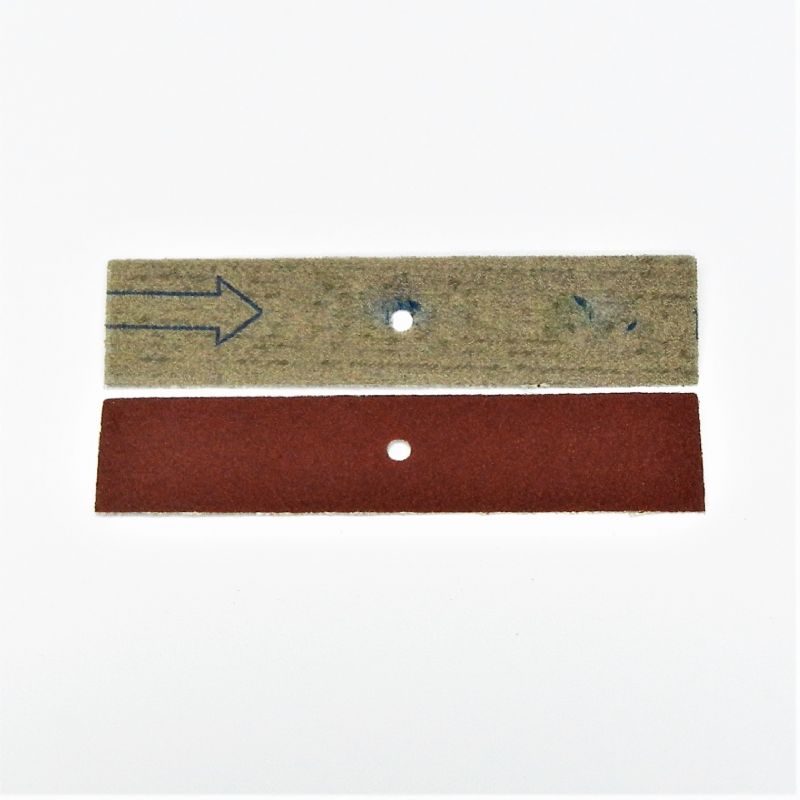 strisce abrasive in tela resistente corindone mm. 30 x 140 x f. 5 p 180 a