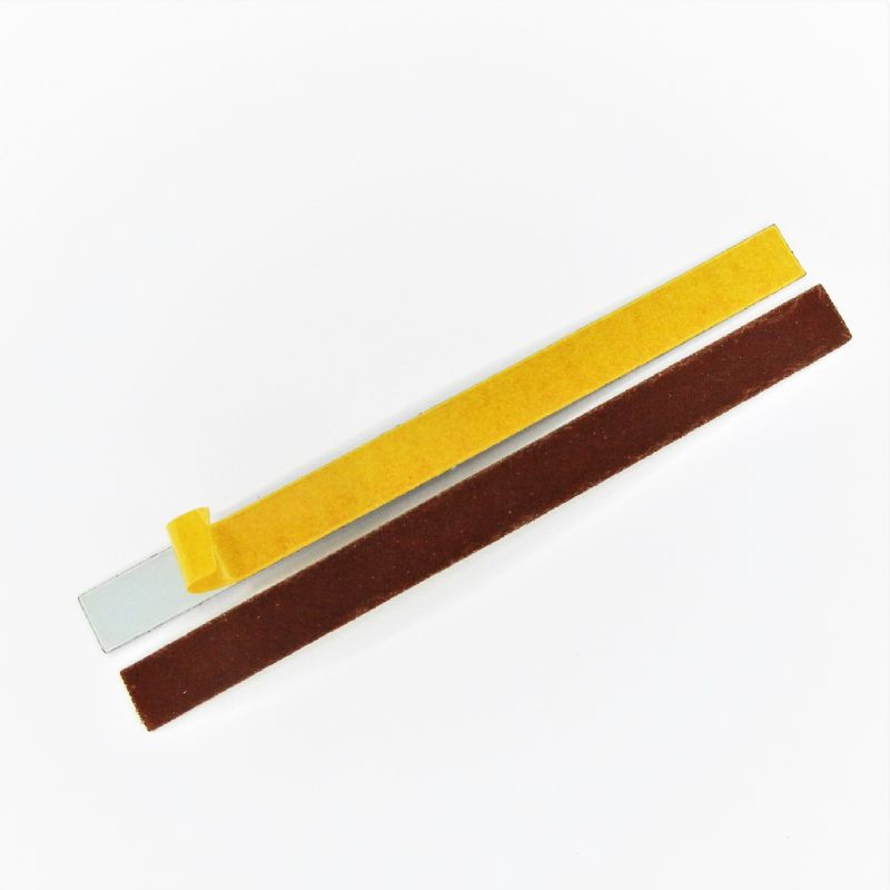 strisce abrasive in tela corindone adesive psa autoadesive mm. 12 x 150 p 400 a