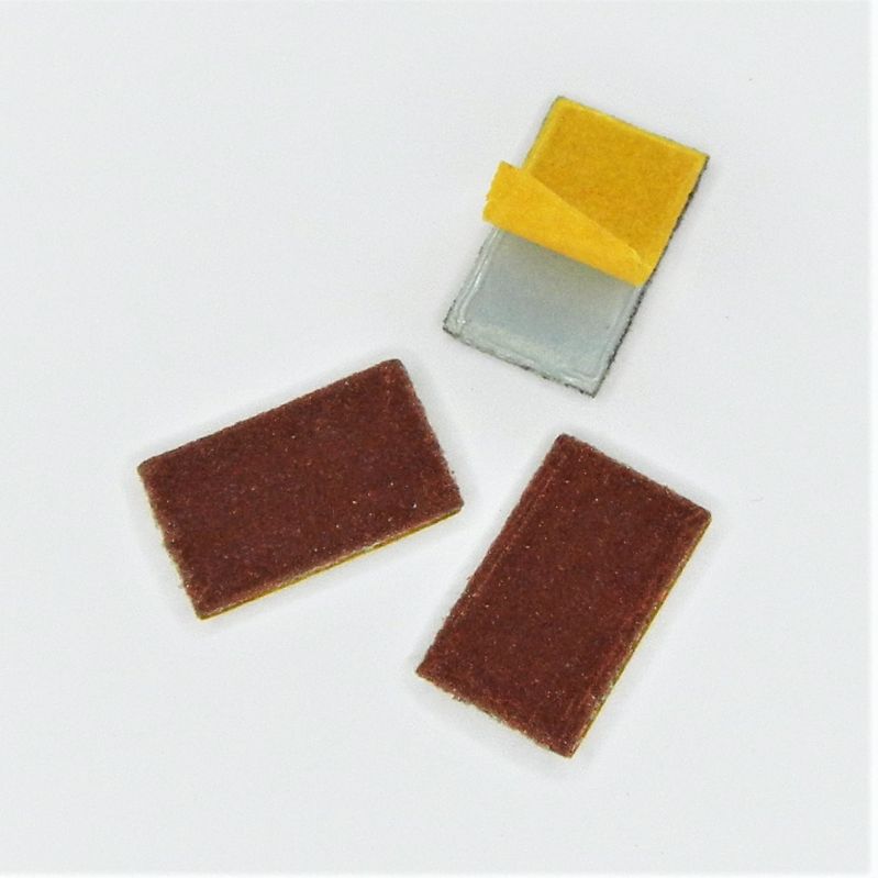 strisce abrasive in tela corindone adesive psa autoadesive mm. 12 x 20 p 220 a
