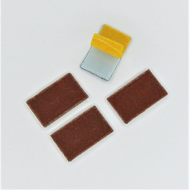 strisce abrasive in tela corindone adesive psa autoadesive mm. 12 x 20 p 320 a