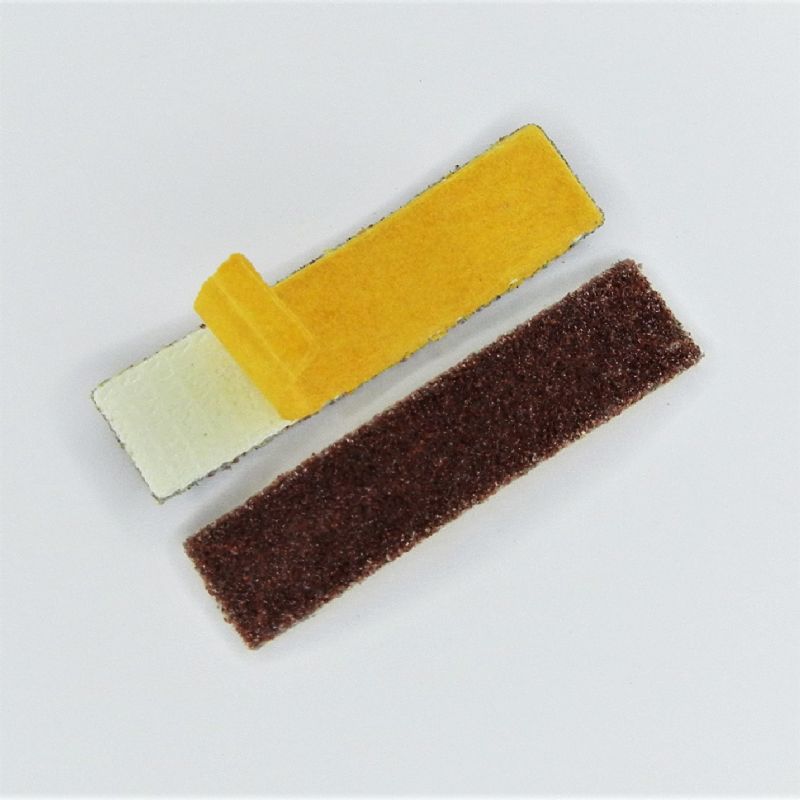 strisce abrasive in tela corindone adesive psa autoadesive mm. 12 x 50 p 60 a