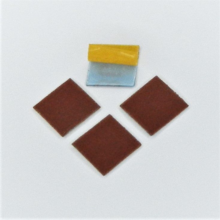 strisce abrasive in tela corindone adesive psa autoadesive mm. 20 x 20 p 1200 a