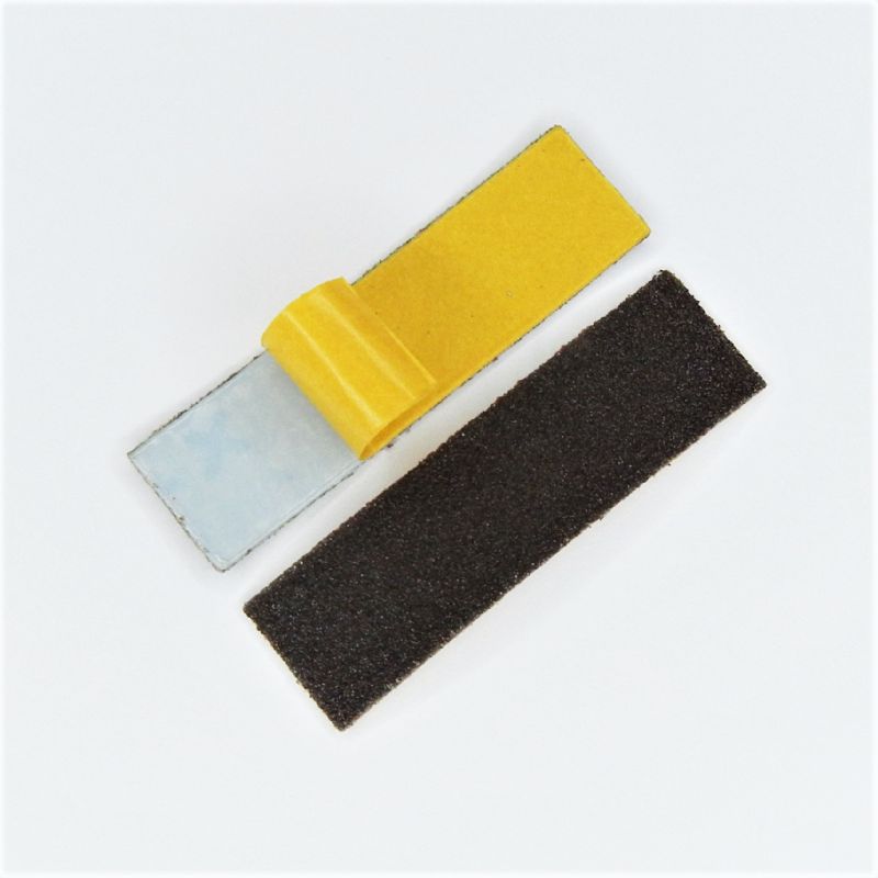 strisce abrasive in tela corindone adesive psa autoadesive mm. 20 x 75 p 80 a
