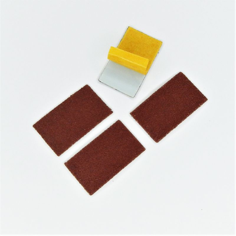 strisce abrasive in tela corindone adesive psa autoadesive mm. 21 x 36 p 120 a