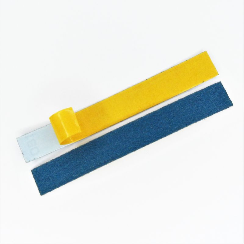 strisce abrasive in tela zirconio adesive psa autoadesive mm. 20 x 150 p 60 z