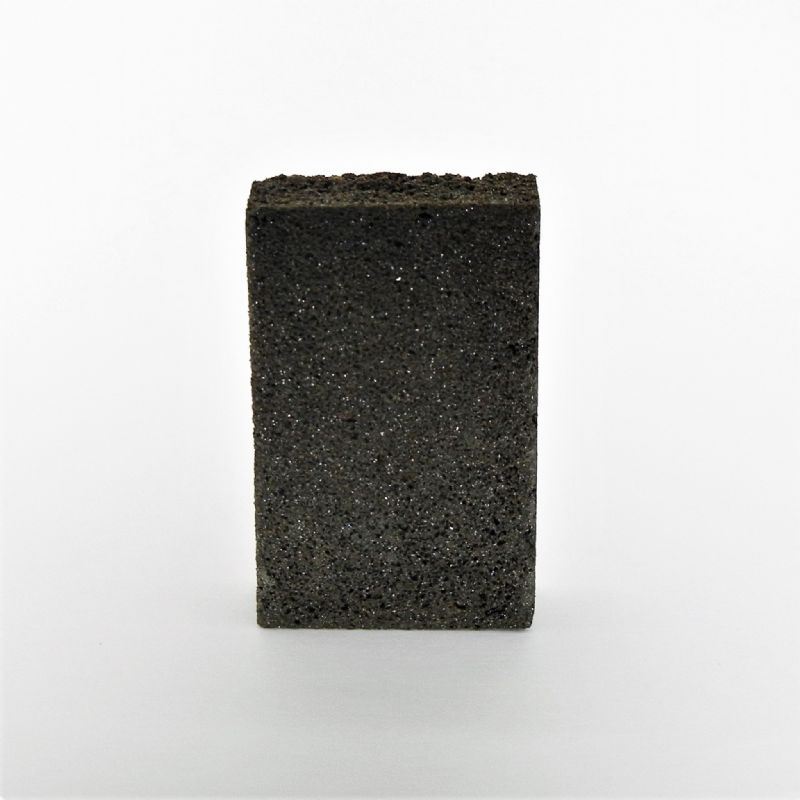 blocco in gomma abrasiva mm 80 x 50 x 20 grana 60 s<br />#bloccoingommaabrasiva