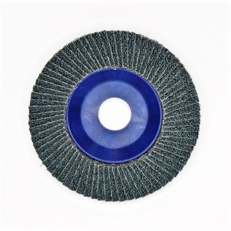 dischi lamellari tela abrasiva zirconio supporto in nylon d. mm. 115 x f. 22 p 40 z. - norton r 822 -