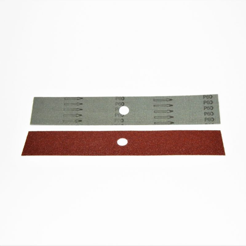 strisce abrasive in tela resistente corindone mm. 70 x 400 x f. 21 p 60 a
