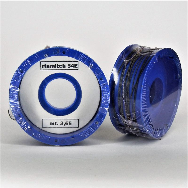 rocchetto filo abrasivo corindone carburo di silicio mitchell bobina n. 53E mt. 3,65 VeriReci Ø mm. +/-  1,2 grana 180