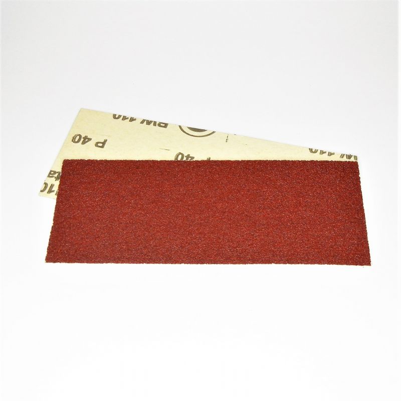 strisce abrasive in carta peso e corindone semplici mm 115 x 280 p 40 a