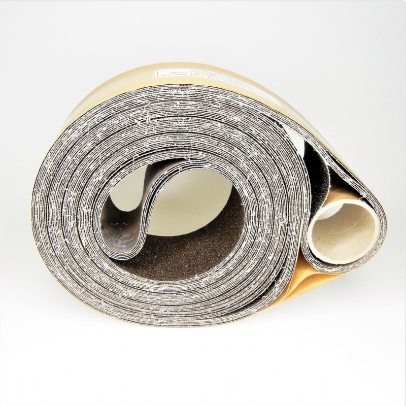 nastri tela abrasiva resinata extra-strong mm. 120 x 7150 x p 40 z + giunti sovrapposti e molati