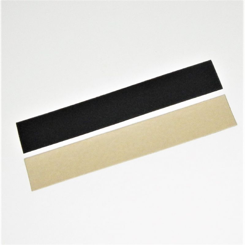 strisce abrasive in carta corindone adesiva mm. 38 x 230 grana fine