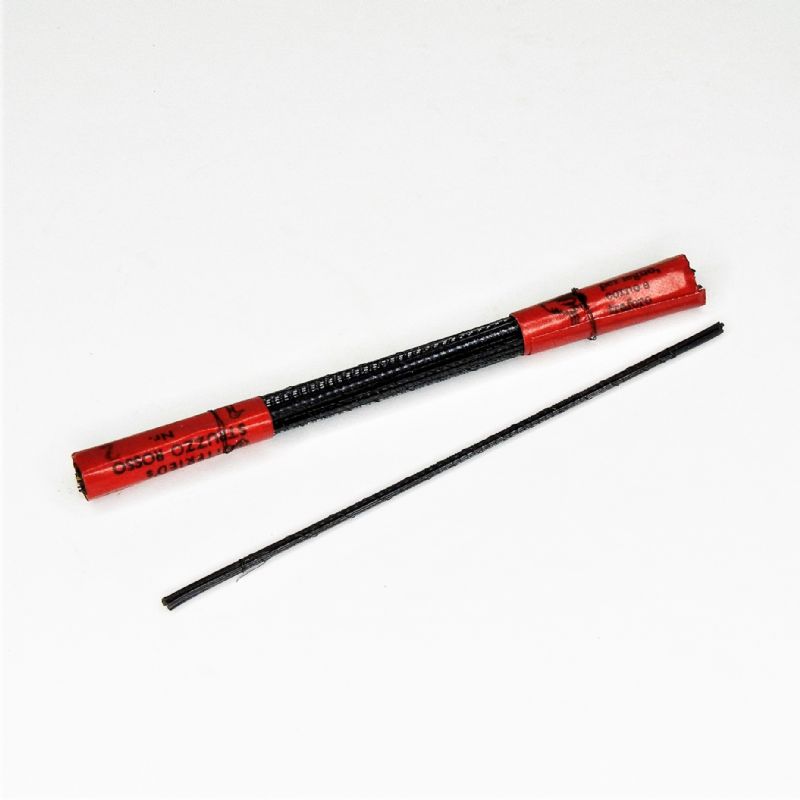 seghette per traforo n°2 Struzzo Rosso spaziate lunghezza mm. 130 (1 confezione di 144 pz. tot.).