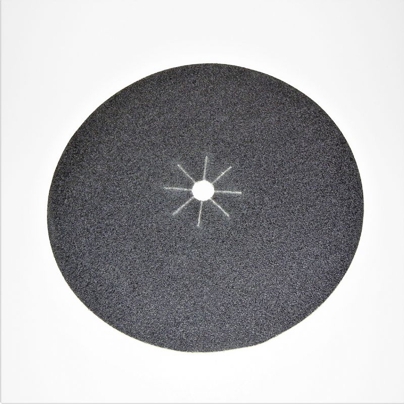 dischi abrasivi in carta robusta doppi al carburo di silicio d. mm. 425 p 36 foro 30 + 8 tagli