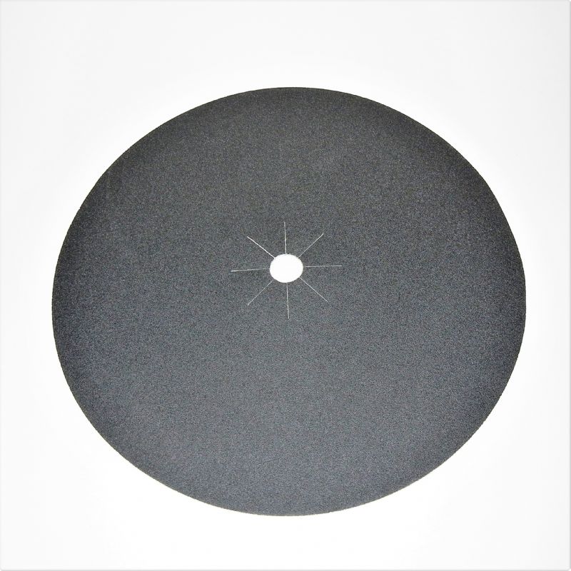 dischi abrasivi in carta robusta doppi al carburo di silicio d. mm. 425 p 80 foro 30 + 8 tagli