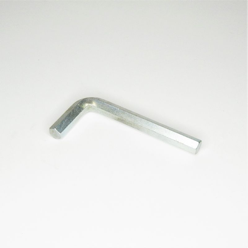 chiave a brugola in acciaio per viti Ø 16 mm., lungh. tot. 155 mm.
