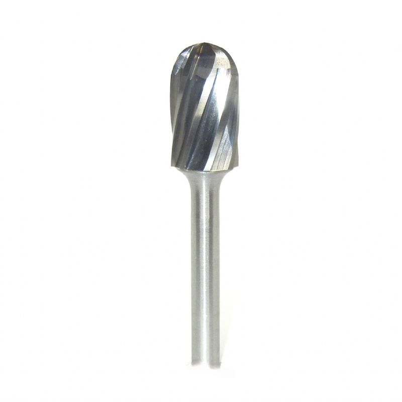 fresa metallo duro integrale cilindro testa sfera Ø mm. 14 x 25 x 70 perno 6 taglio E 1 z 8
