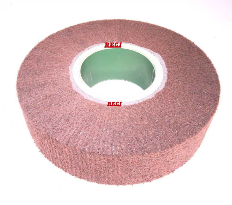 Ruote Lamellari in Panno Abrasivo diam. mm. 200 x 50 x foro 76 corindone grana A/F tipo d.12