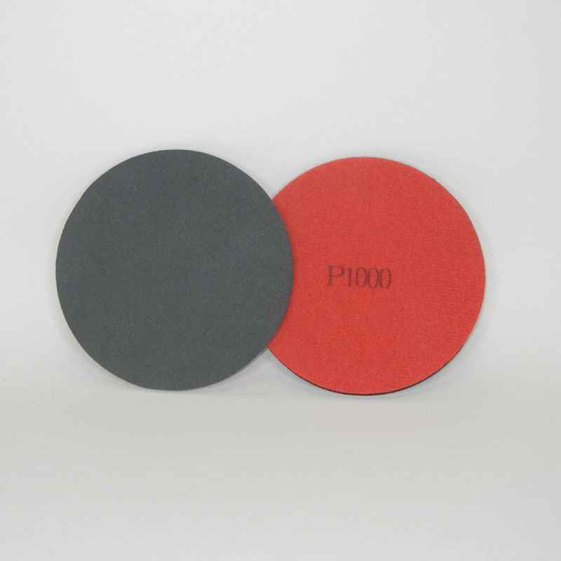 dischi film poliestere antistrappo abrasivo stearato + velcro d. mm. 150 grana p 1000