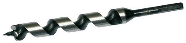 punta per legno mecchia elica a spirale Ø 28 x 235 mm. codolo esagonale