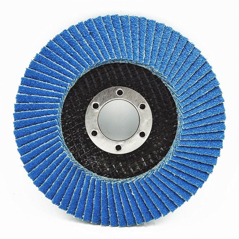 dischi lamellari tela abrasiva zirconio supporto in fibra di vetro d. mm. 115 x f. 22 p 60 z. - norton r 822 -