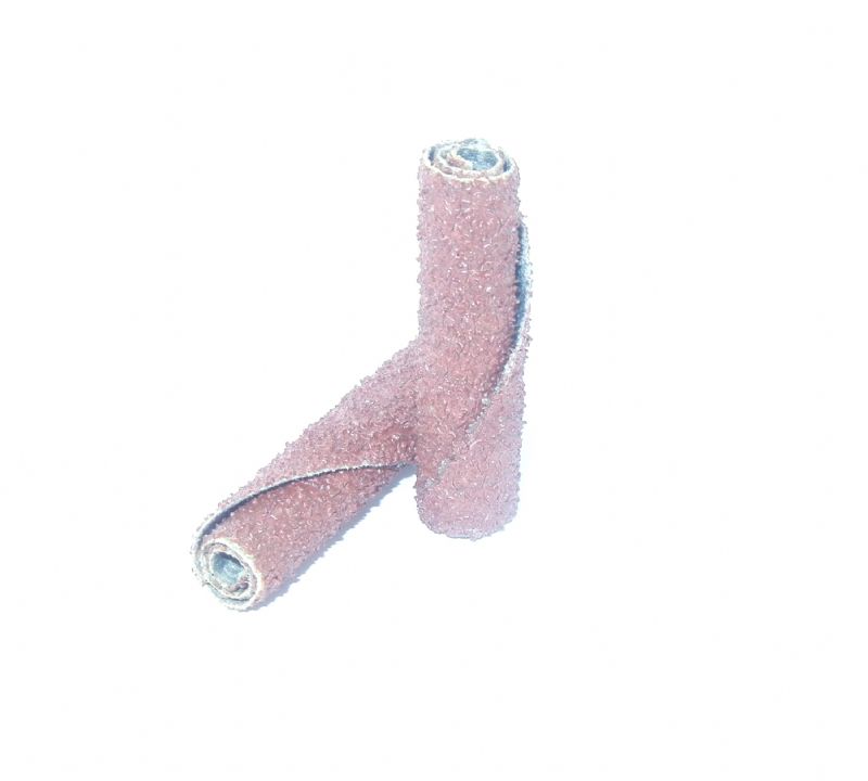 rullini cilindrici avvolti tela abrasiva resinata rosso/bruna corindone d. mm. 10 x 38 x f. 3  p 40 a